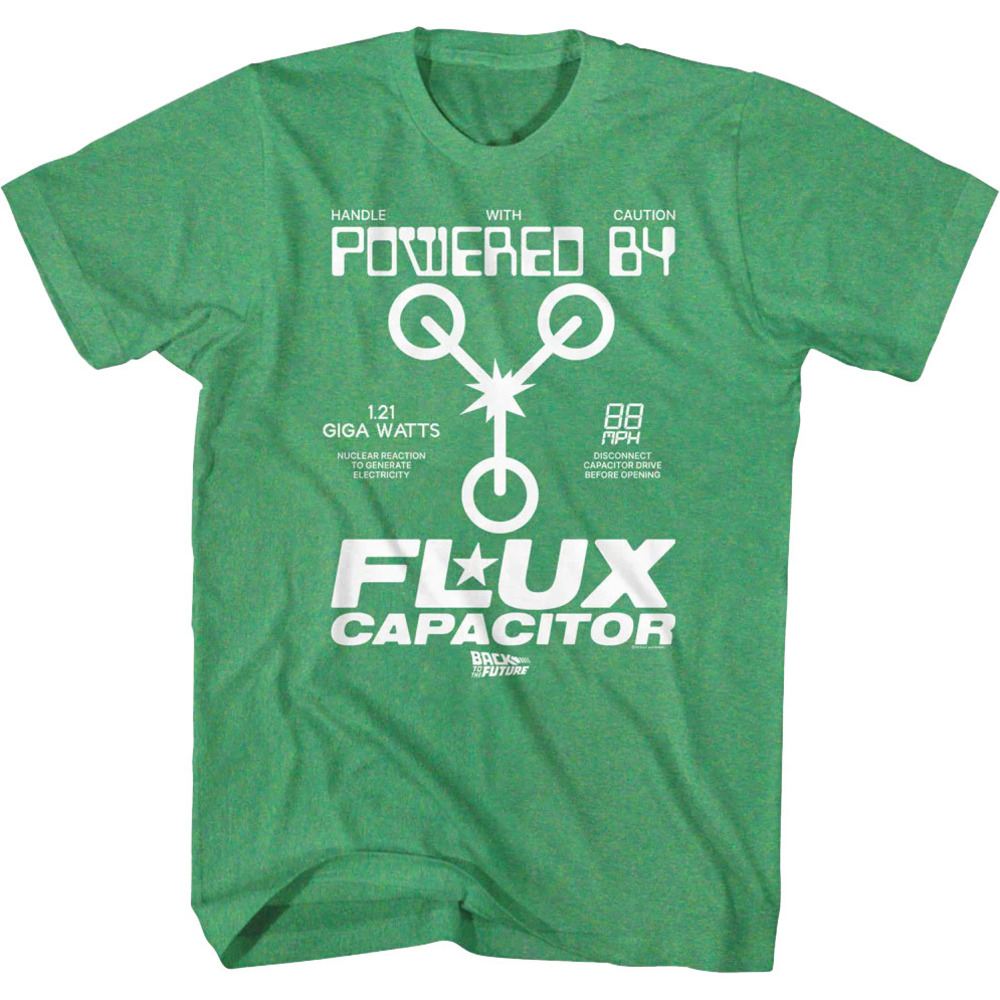 Handle With Caution Flux Capacitor Back To The Future Tshirt